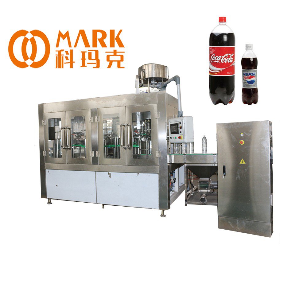 Carbonated drink filling machine working process