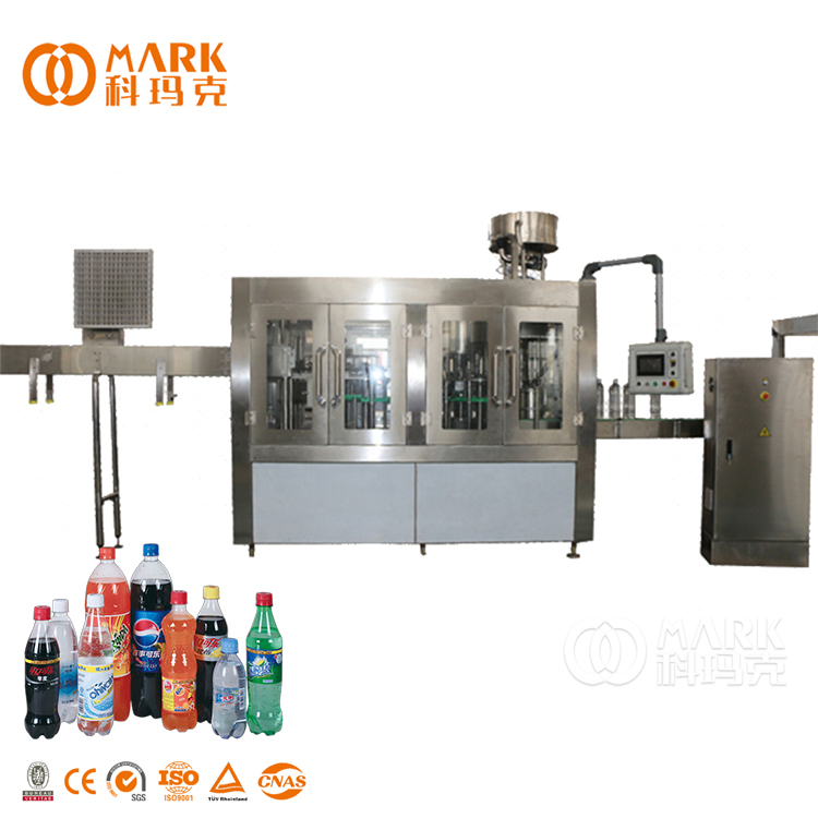 Carbonated Water Beverage Drink Filling Bottling Production Line